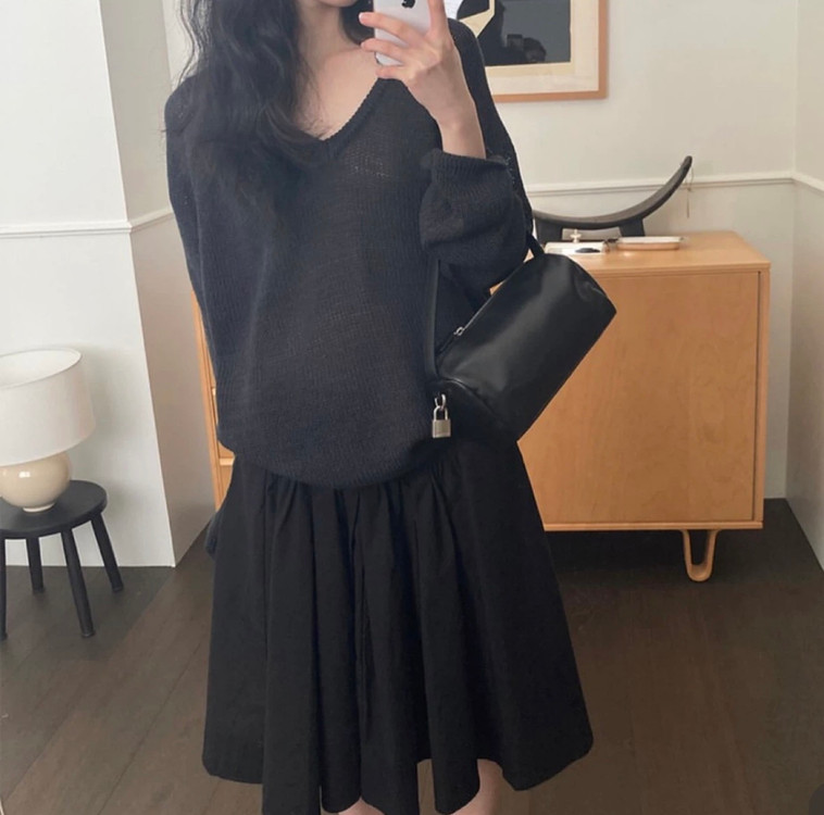 스무드무드 아드난 백 블랙 레더 Adnan bag black 이미지