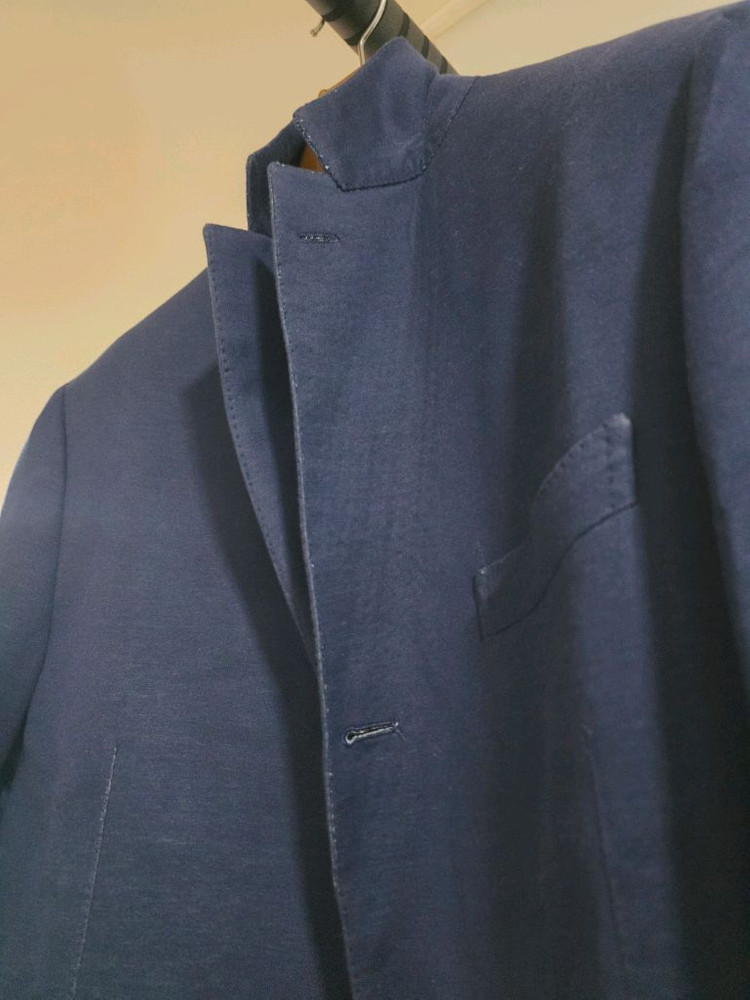 빔즈 커스텀 테일러 도멜 다크네이비 은장 스포츠코트 / (브룩스브라더스 맨온더분 수트서플라이 링자켓 폴로) 이미지