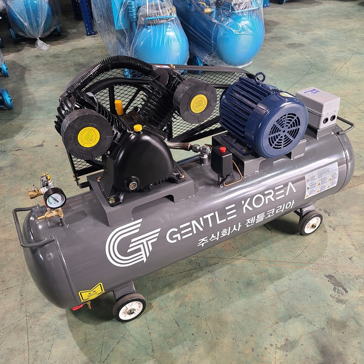 중고 - 5마력 150리터 산업용 피스톤 콤프레샤 이미지