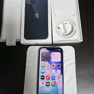 아이폰 13 일반 128GB 미드나이트 블랙 / 26년 6월까지 애플 보증 남음 이미지