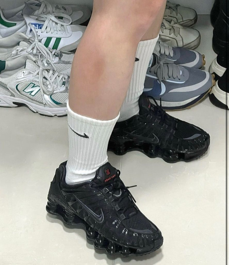 나이키 샥스 TL 블랙앤맥스오렌지 에어맥스@10배 쿠션감최고 (봄에 진짜 예쁘고 편한 운동화) 이미지