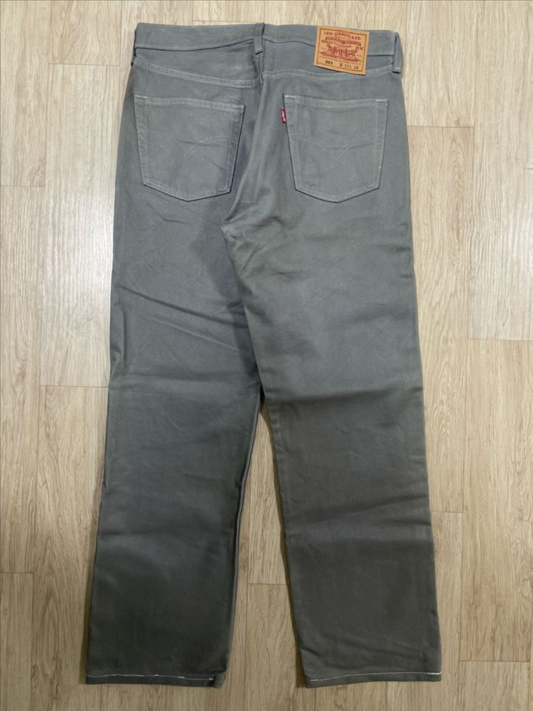 31) 90s 리바이스 501 그레이 코팅 데님팬츠(미국제)데드스탁(RRL&LVC&폴로) 이미지