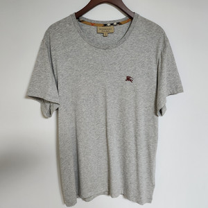 XL 버버리 그레이 기사 자수 반팔티 8003830 이미지