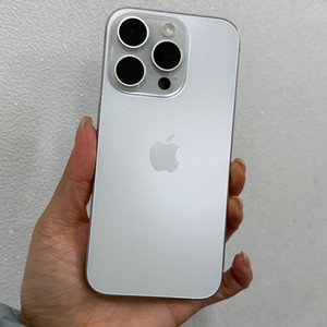 아이폰15프로 화이트 128/87% Y1719 이미지