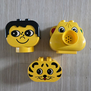 레고 듀플로 사람. 동물 얼굴 블록 세트 외 이미지