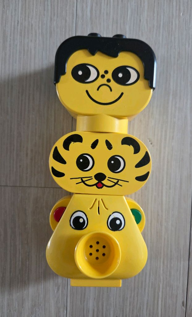 레고 듀플로 사람. 동물 얼굴 블록 세트 외 이미지