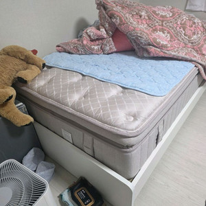 한샘 슈퍼싱글 침대 포시즌5 란다 SS 무헤드 프레임 포함 이미지