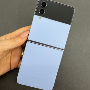 [대전 중고폰] 갤럭시 Z플립4 256GB 블루 / S급 / 실물촬영 / 매장운영 098330 이미지