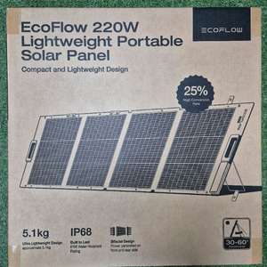 에코플로우 태양광패널 양면 220w미개봉 새제품 이미지
