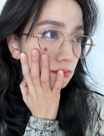 크롬하츠 바가솔레스 브러쉬드 실버 BS 안경 이미지
