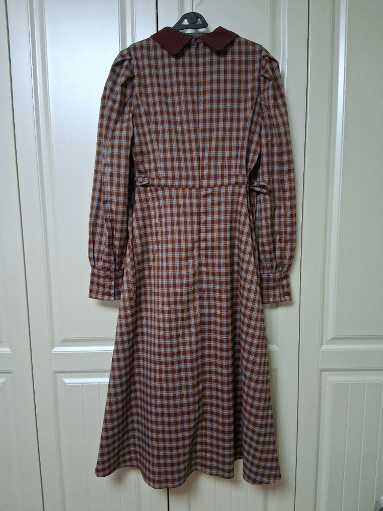 로라로라체크카라원피스 프리사이즈55 ~66 이미지