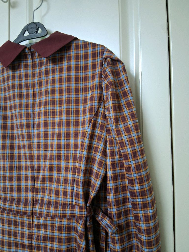 로라로라체크카라원피스 프리사이즈55 ~66 이미지