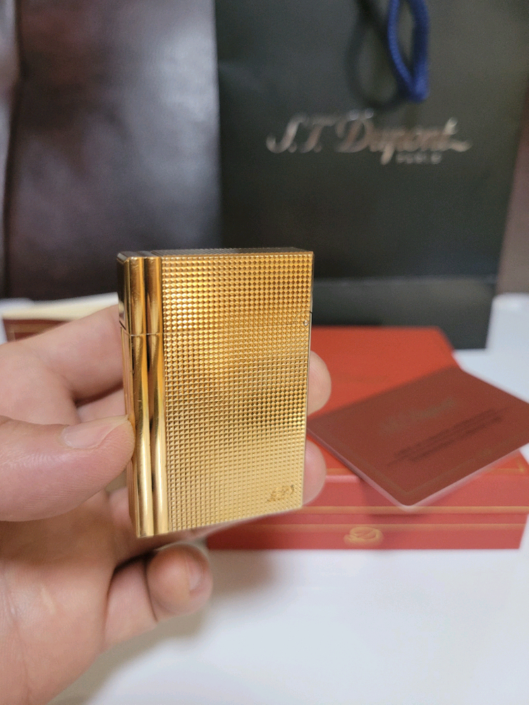 [풀세트] 듀퐁라이터 라인2 ca18260 개츠비 금장 듀퐁 라이타 이미지
