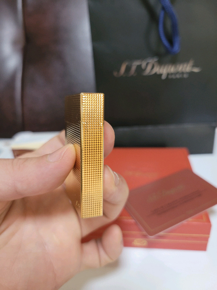 [풀세트] 듀퐁라이터 라인2 ca18260 개츠비 금장 듀퐁 라이타 이미지