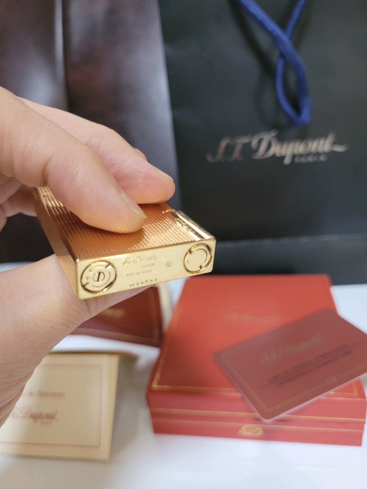 [풀세트] 듀퐁라이터 라인2 ca18260 개츠비 금장 듀퐁 라이타 이미지