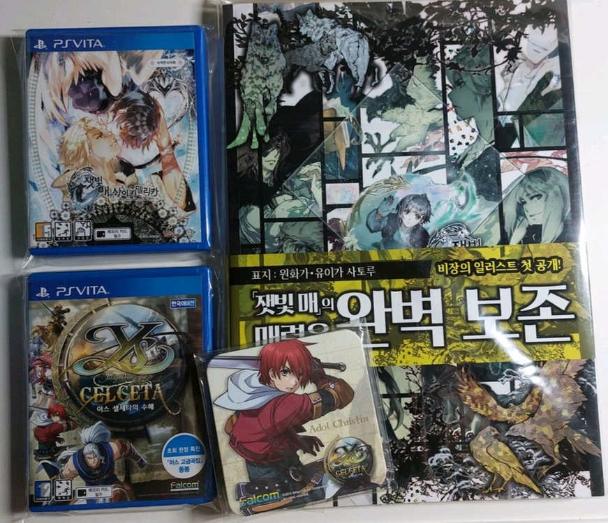 PS비타 PCH-1005 1세대+게임 8개 일괄 이미지