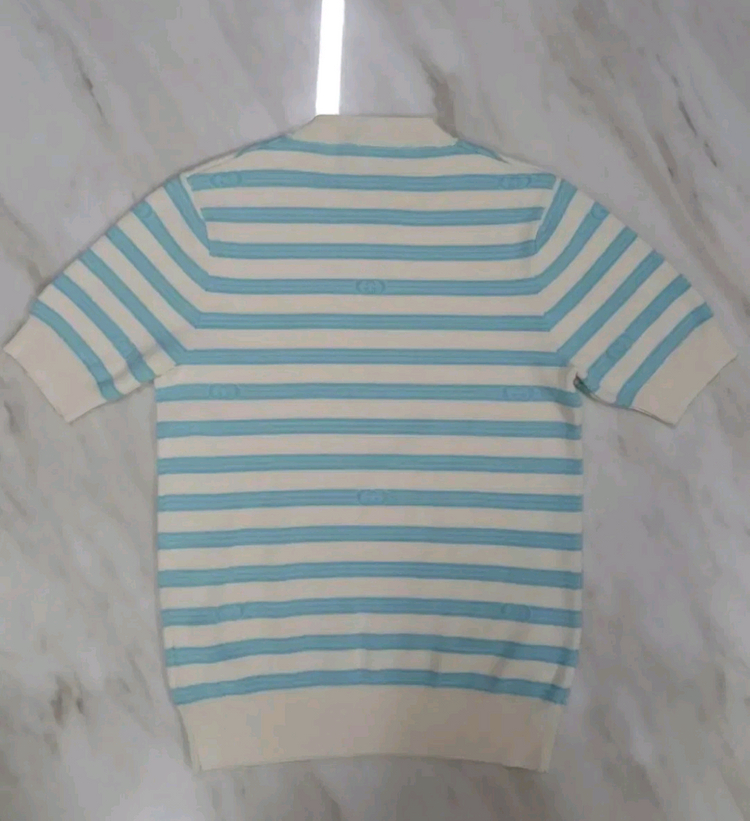 [정품 여성용] 구찌 반팔 라운드 니트 M 사이즈 (루이비통 샤넬 프라다 펜디 디올 에르메스) 이미지