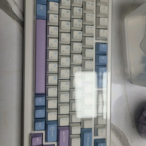 큐센 독거미 AULA f75배열 빙맥축 ice vein 커스텀 기계식 가스켓 키보드 이미지