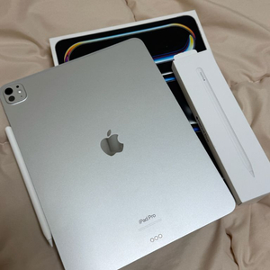 아이패드프로13 m4 256GB 실버 + 애플펜슬 프로 이미지