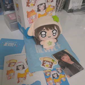 덤100장 이상드림) 단순확인개봉 미사용)아이브 인형 아이브 리바이브 쁘띠 유진 인형 포카 이미지