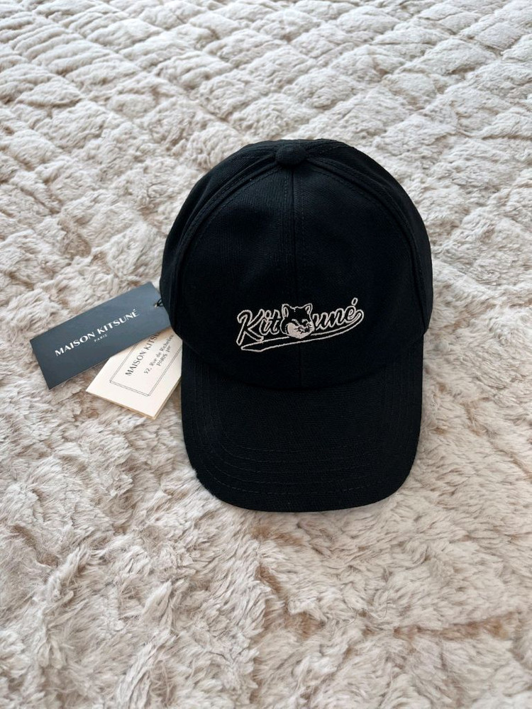 메종키츠네 바시티 폭스 로고 모자 볼캡 새제품 이미지