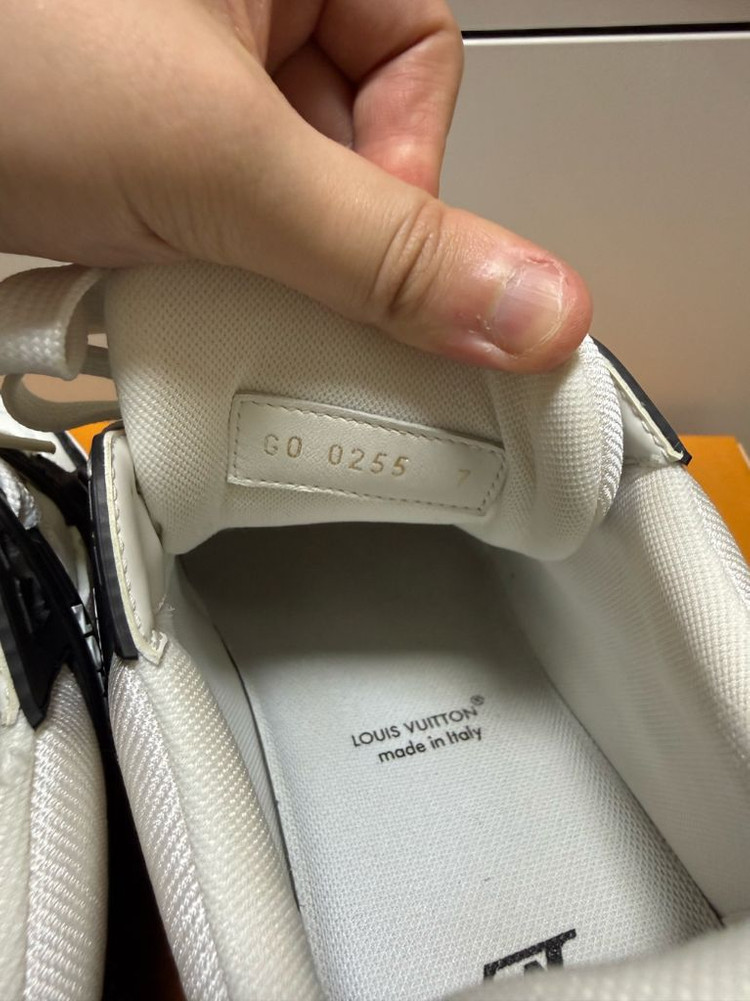 (새상품급) 루이비통 LV 트레이너 데님 스니커즈 7사이즈 이미지