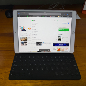 아이패드 10.5 64G 셀룰러 로즈골드 + 스마트키보드 이미지