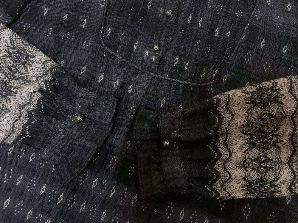 ZOOC 울실크 보헤미안 박시 블라우스 55 이미지