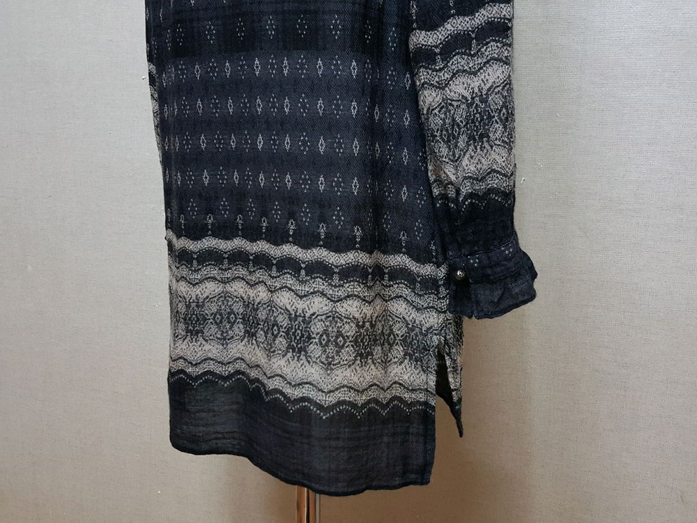 ZOOC 울실크 보헤미안 박시 블라우스 55 이미지