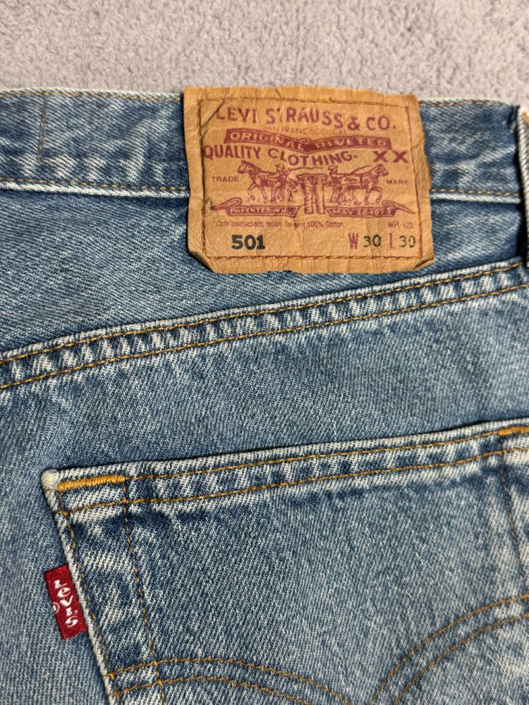 리바이스 리메이크 빈티지 501 청바지 이미지