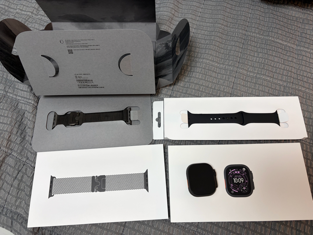 애플워치 울트라3 블랙 밀레니즈 루프 M 이미지