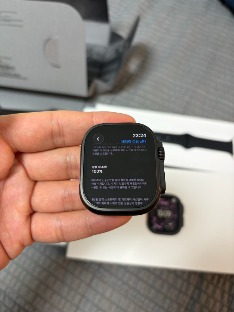 애플워치 울트라3 블랙 밀레니즈 루프 M 이미지