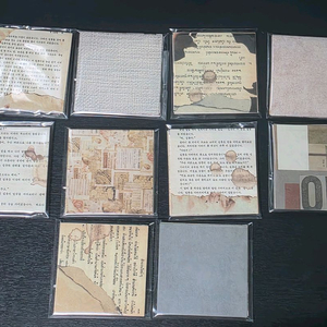 (처분) 다꾸 빈티지 페이퍼 30장 종이 배경지 이미지