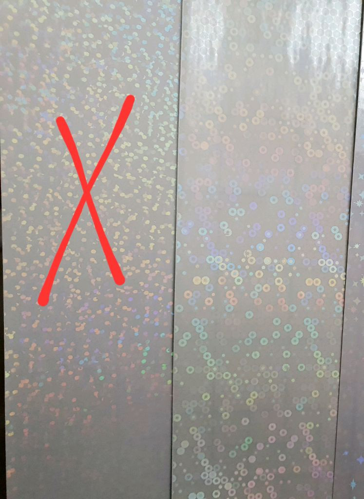 (처분) (2장)A4 홀로그램시트지 4종 다꾸 폴꾸 탑 이미지