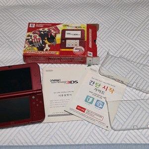닌텐도 new 3ds xl 뉴큰다수 포켓몬스터 오메가루비 패키지 박스셋 판매합니다. 이미지