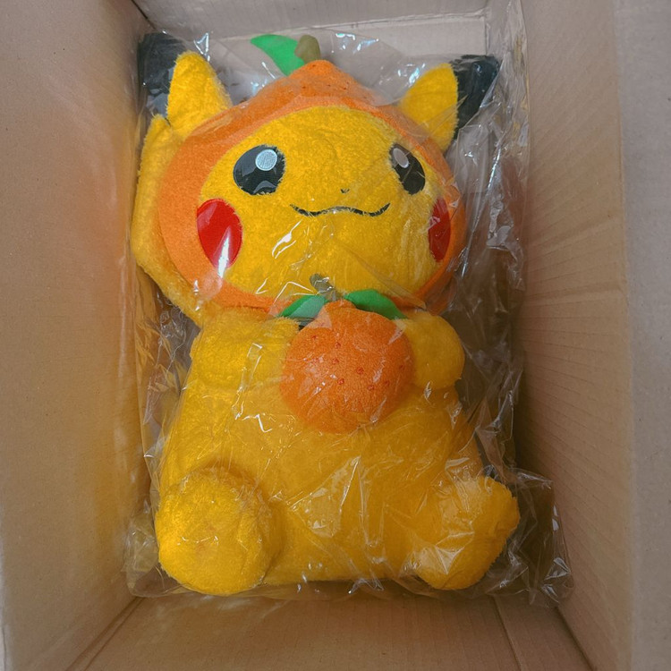 포켓몬스터 제주 팝업 제주에디션 한라봉 피카츄 봉제 인형 이미지