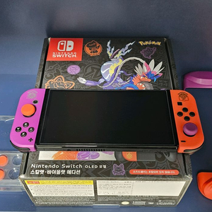 닌텐도 스위치 OLED 포켓몬 스칼렛 바이올렛 에디션 이미지
