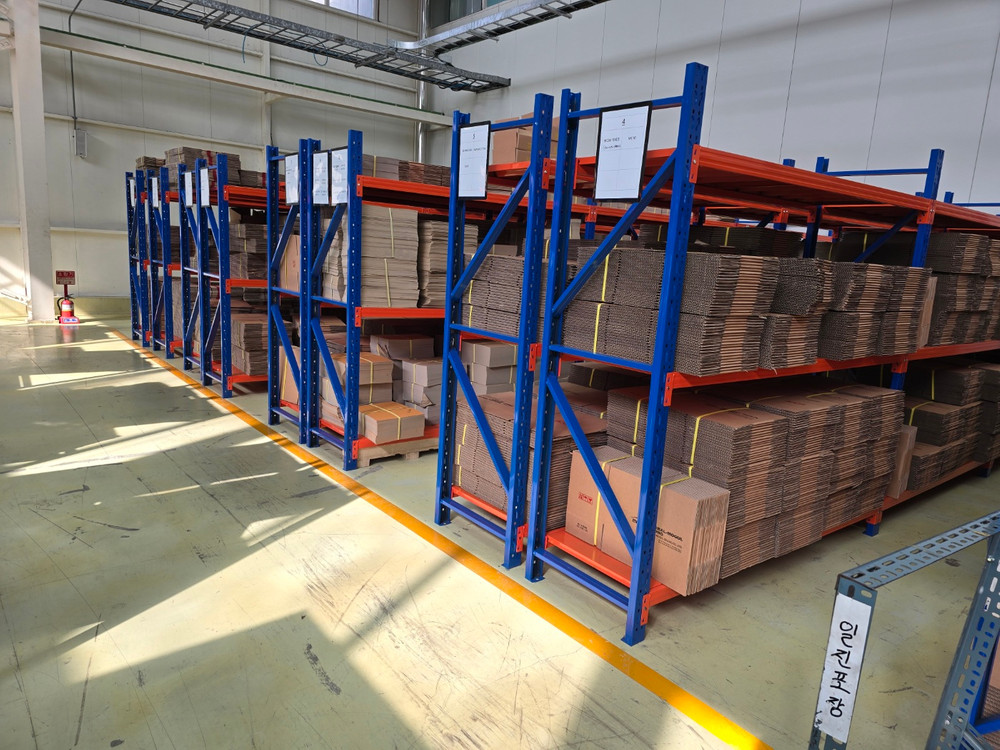 농막용 농사용 농림창고용 철제다이 새제품 무볼트 철제선반 중량랙 이미지