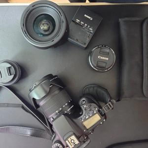 캐논 EOS 70D \u0026 렌즈 세트 (EF-S 18-135, EF 50, EF-S 24, Tokina 11-16)