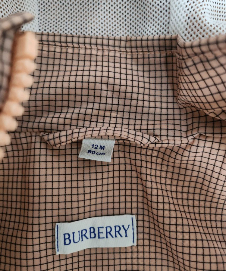 50만원대 정품.최신상.시착만) 12m 버버리 키즈 베이비 바람막이 자켓 버버리키즈 이미지