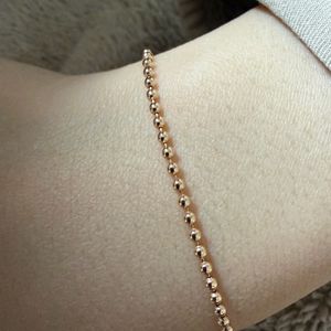 18k 로즈골드 볼팔찌 16센치 이미지