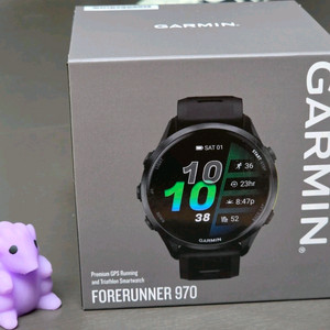 가민 포러너 970 스마트워치 gps 블랙 이미지