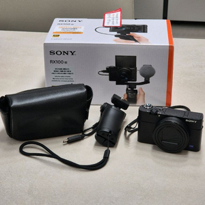 소니 RX100M7 브이로그킷 카메라 풀박스 새상품급