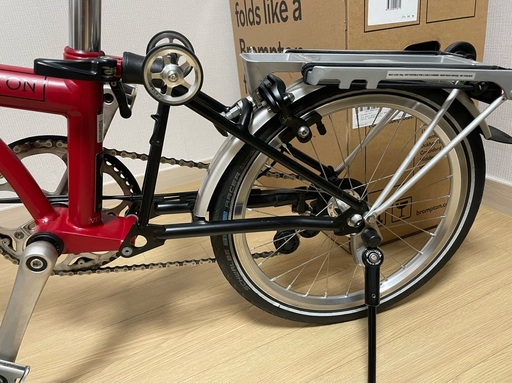 브롬톤 M2R 레드/블랙 투톤(레어색상) 이미지