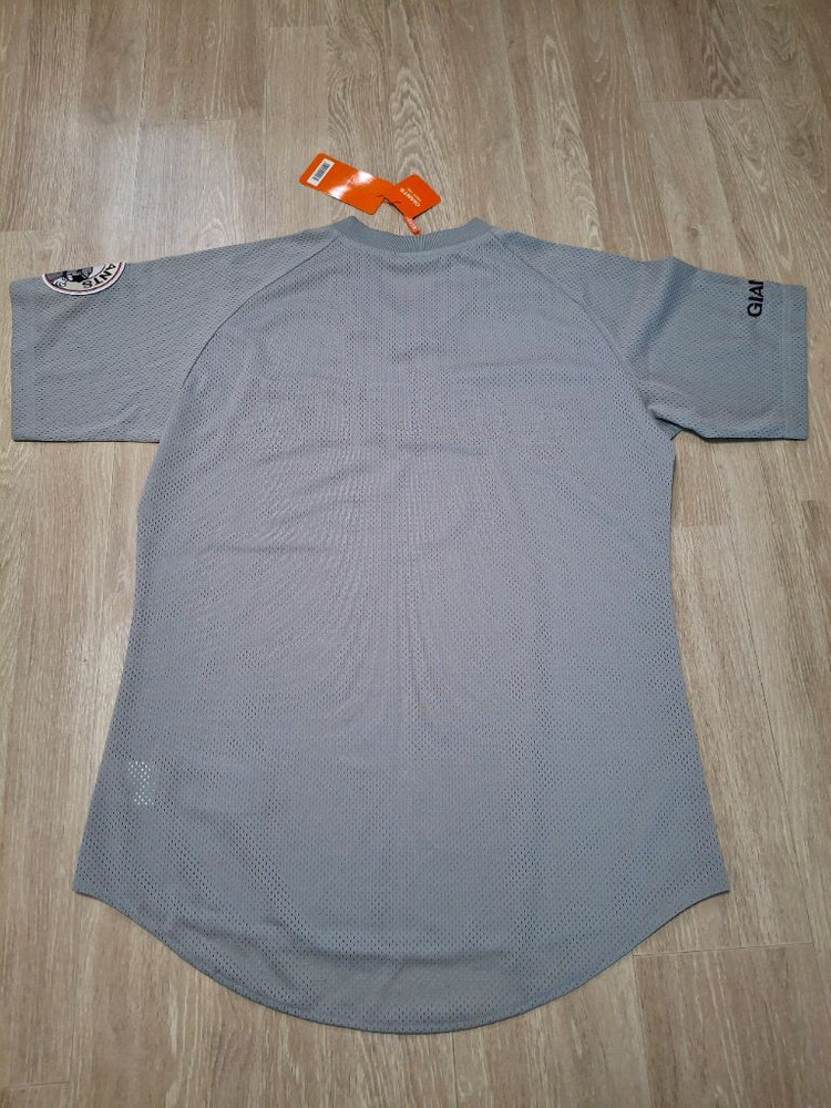 롯데자이언츠 노마킹 올드 브이넥 그레이 95사이즈 유니폼(택있는 새상품) 이미지