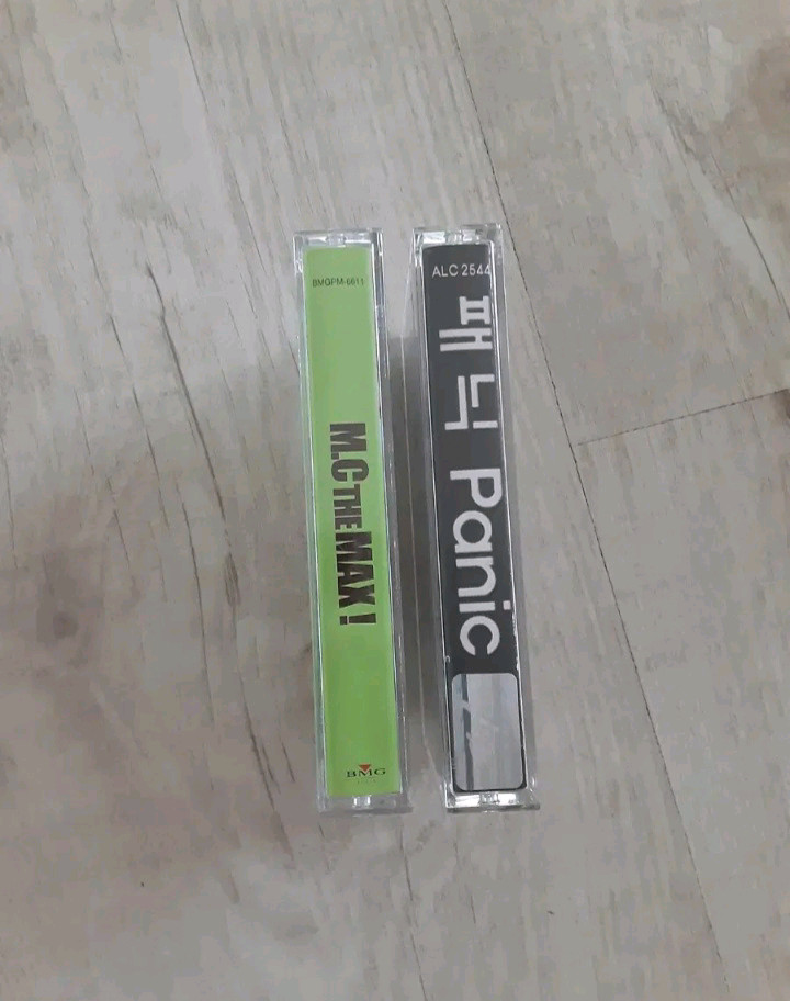 MC THE MAX! & PANIC 카세트테이프 2개 일괄판매 이미지