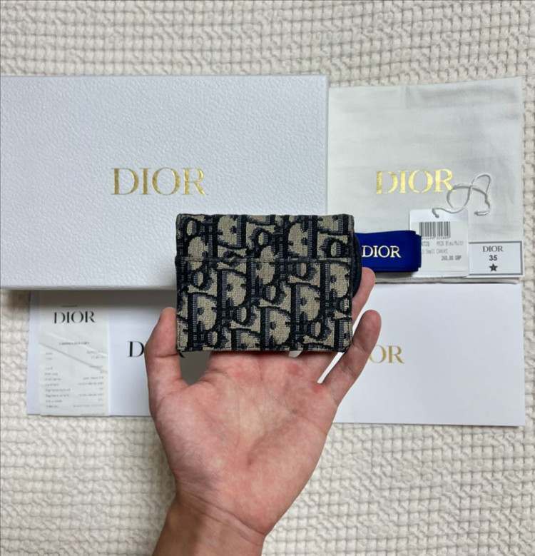 (풀구성) 디올 오블리크 새들 카드지갑 이미지