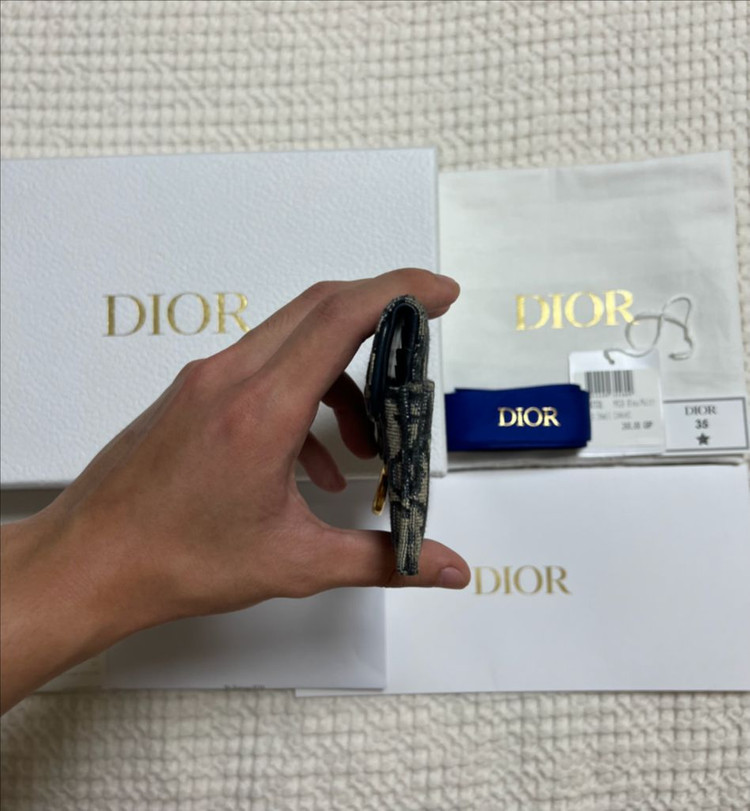 (풀구성) 디올 오블리크 새들 카드지갑 이미지