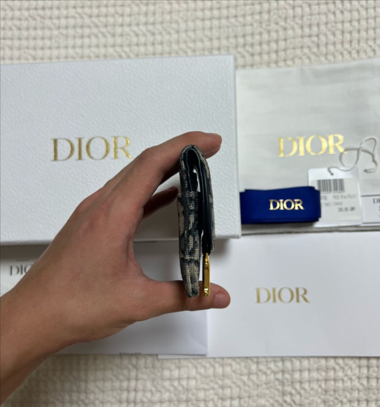 (풀구성) 디올 오블리크 새들 카드지갑 이미지