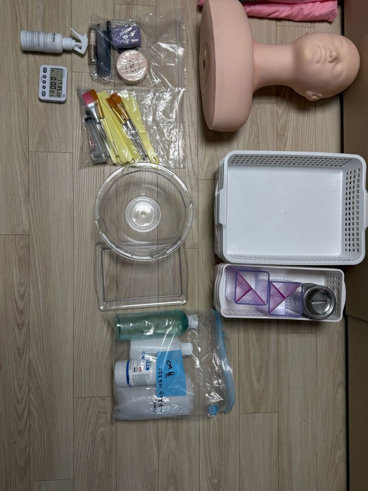 합격기운-피부미용 실기 준비물 풀세트(데콜테마네킹포함) 이미지